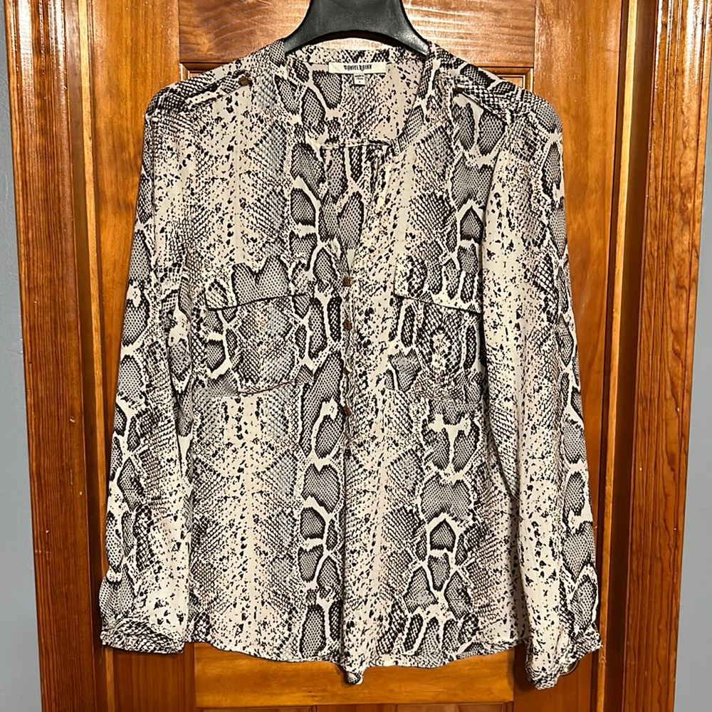 Daniel Rainn Animal Print Blouse